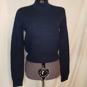 Merino Wool Navy Sweater Size XS/TP